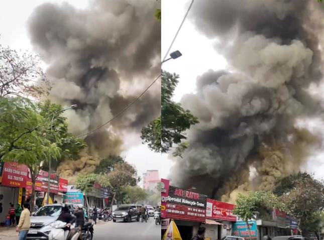 Hiện trường vụ cháy.