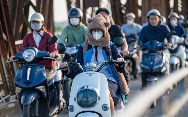 Đón không khí lạnh liên tiếp, thời tiết miền Bắc lại rét đậm. Ảnh minh họa: TL