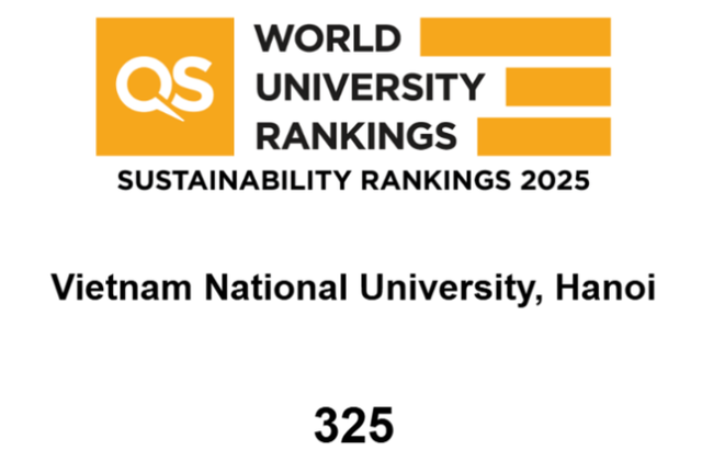 Theo bảng xếp hạng QS, Đại học Quốc gia Hà Nội vị trí 51 của khu vực châu Á và số 1 Việt Nam.