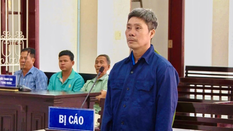 Trương Văn Út bị tuyên án tử hình vì sát hại vợ rồi phi tang xác. (Ảnh: Hoàng Thân).