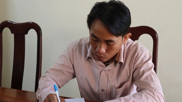 Bị can Hoàng Anh.