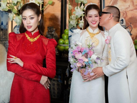 Sao Việt 24h: Hoa hậu Khánh Vân đeo vàng "đỏ người", được mẹ ruột tặng trang sức trăm triệu khi cưới chồng hơn 17 tuổi