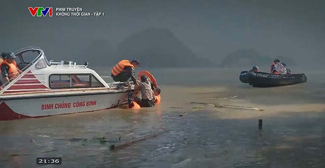 Cảnh quay xúc động trong tập 1 phim Không Thời Gian.