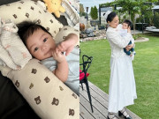 Giải trí - Sao Việt 24h: Con trai 2 quốc tịch của Quỳnh Thư đẹp ngang lai Tây, 2 tuần tuổi đã cứng cáp như trẻ 2 tháng