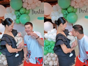 Giải trí - Sao Việt 24h: Quang Minh khoe tiệc đầy tháng hoành tráng của con trai, quý tử đã bấm khuyên tai giống hệt bố nổi tiếng