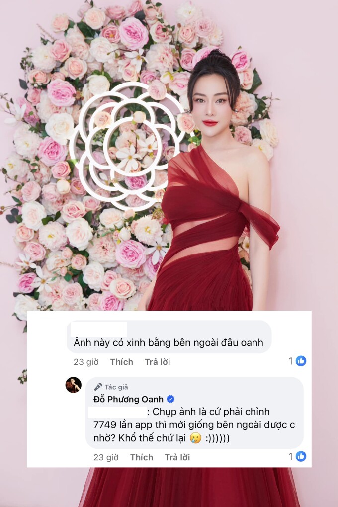 Phương Oanh được bạn bè khen ở ngoài xinh đẹp hơn trong ảnh.