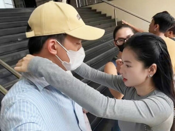 Nam diễn viên đeo khẩu trang kín mít đứng "hóng biến" trong Đi Giữa Trời Rực Rỡ: Hóa ra là bạn trai thật của Yên Đan