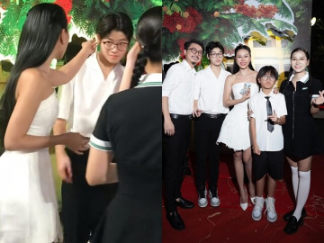 Sao Việt 24h: Bị con trai Lâm Vỹ Dạ né tránh ở sự kiện, Nam Thư lên tiếng giải thích