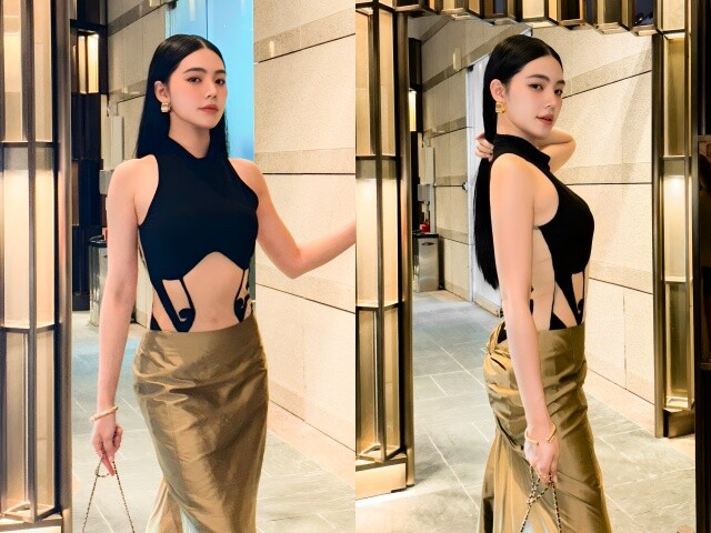 Jolie Nguyễn xuất hiện nổi bật ở 2 sự kiện giải trí tại Singapore với phong thái ngọc nữ hút mắt