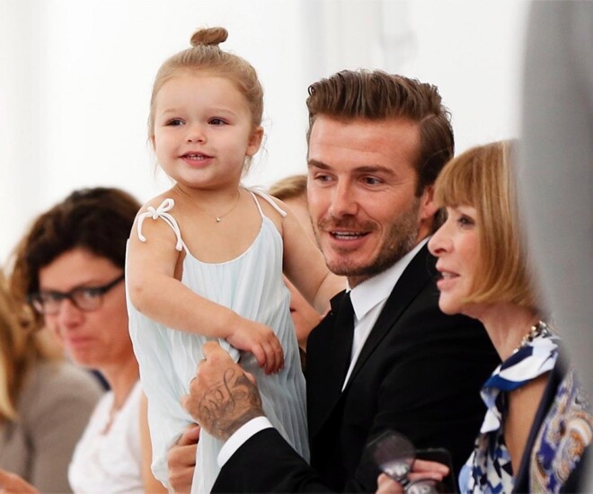 Harper Seven Backham thời nhỏ.