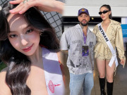 Thời trang - Hai nàng hậu Việt chinh chiến quốc tế: Kỳ Duyên thay đổi xoành xoạch, Thanh Thủy khác hẳn trong nước