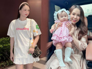 Thời trang - Ra ngoài mặc đẹp lung linh, Sam lộ cảnh ở nhà chăm con toàn diện đồ bộ làm nhiều chị em đồng cảm