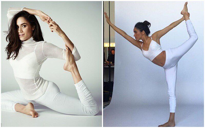 Sau khi sinh con, Meghan chăm chỉ tập yoga để giảm cân nhanh chóng và duy trì vóc dáng cân đối.
