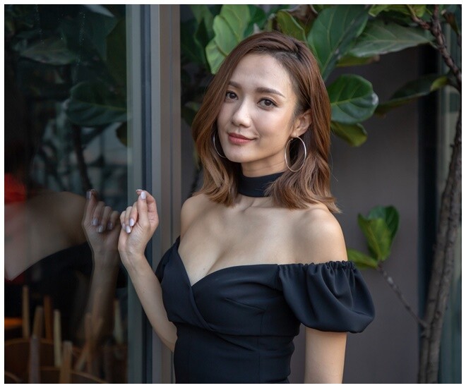 Vương Quân Hinh sở hữu nhan sắc ngọt ngào.