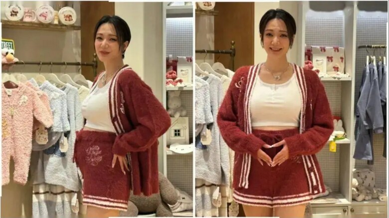 Người đẹp trông đầy đặn hơn khi mang bầu.