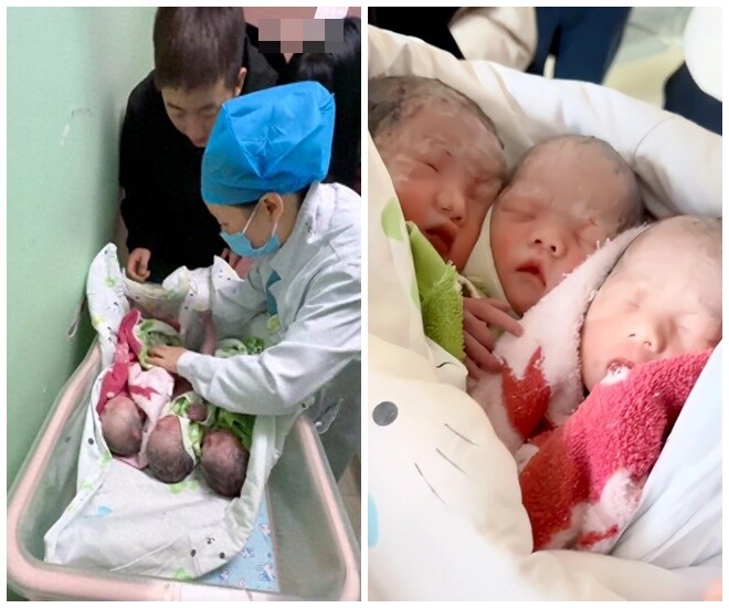 Người mẹ sinh 3 con thuận lợi.