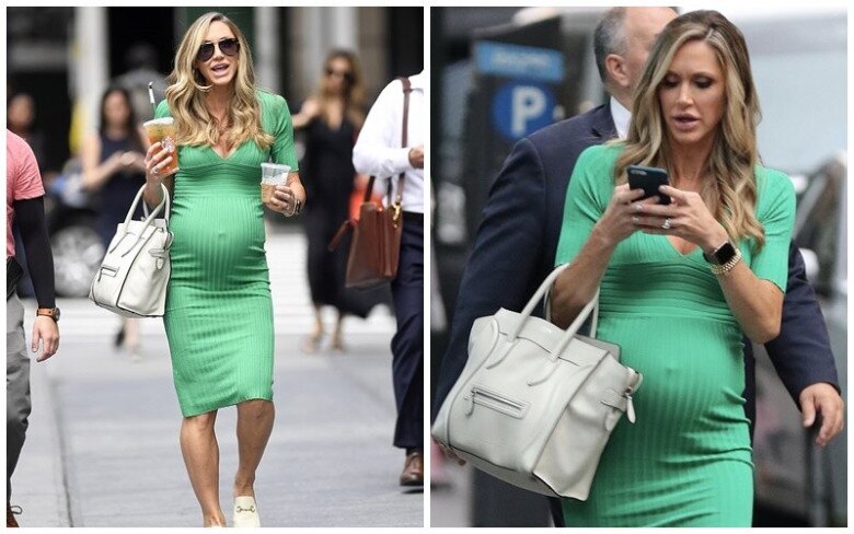 Trong cả 2 lần mang bầu cô đều tập luyện chăm chỉ.