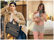 Bà bầu - Mỹ nhân quyến rũ hàng đầu thế giới gây ngạc nhiên với hình ảnh sau khi sinh con