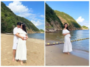 Bà bầu - Nàng Á hậu làm dâu hào môn, lấy cháu trai "vua đường châu Á" lần đầu khoe bụng bầu