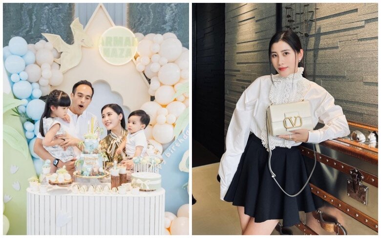 Bà mẹ 2 con có tổ ấm hạnh phúc.