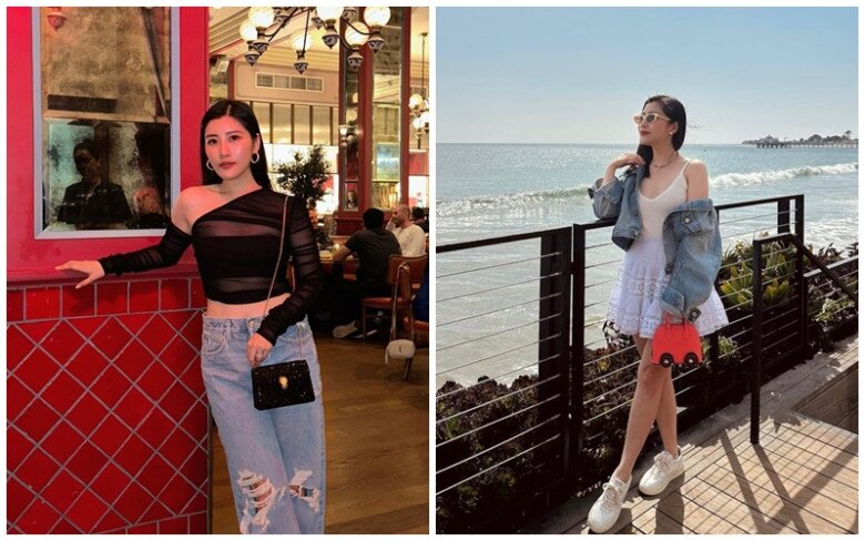 Cô nhanh về dáng sau khi sinh.