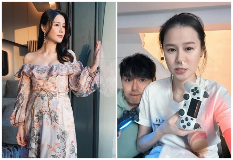 Bà bầu này đăng bức hình cho thấy mình bị chảy máu cam.