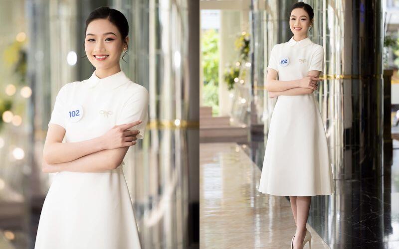 Tại cuộc thi Miss World Việt Nam 2023, cô nàng là một trong những thí sinh nổi bật và lọt vào Top 10 của cuộc thi.