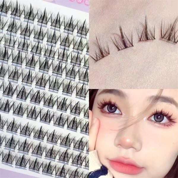 Gắn từng sợi mi là cách giúp mắt tự nhiên hơn.