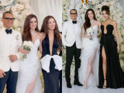 Thời trang - Đám cưới Hoa hậu Khánh Vân: Cô dâu diện váy khoe cặp đùi mật ong, vẫn không “đọ” được dàn khách mời sexy