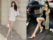 Thời trang - Nên đi giày màu trắng hay màu be giúp "kéo chân" dài hơn?