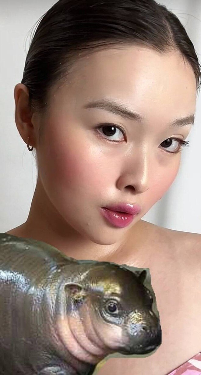 Moo deng makeup xu hướng trang điểm giống chú hà mã đang viral từ âu sang á báo hiệu hot trend năm nay - 7