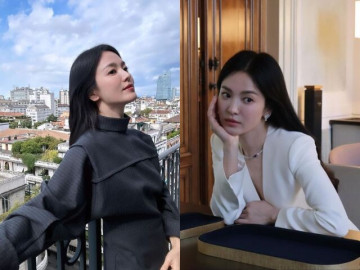 Muốn mặc đẹp chỉ với 2 màu đen - trắng, chị em áp dụng các công thức như Song Hye Kyo