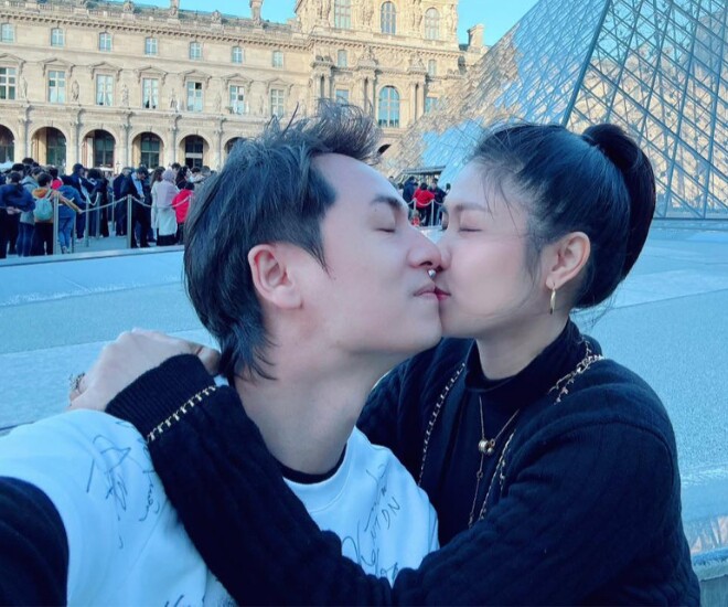 Đăng Khôi cùng bà xã Thuỷ Anh.