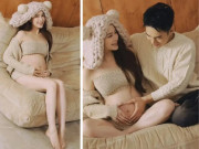 Bà bầu - Con gái diễn viên phim "Bao Thanh Thiên" khoe ảnh bầu rạng rỡ gần ngày lâm bồn