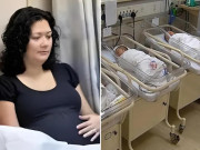 Bà bầu - Hai chị em gái đẻ cùng ngày 2 cặp song sinh, bác sĩ xác nhận: “Cả 4 đứa trẻ đều cùng 1 cha”