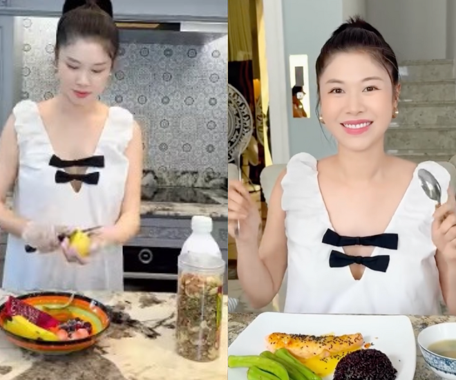 Bữa ăn lành mạnh của mẹ bầu.