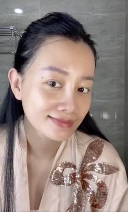 Quỳnh Chi đang ở giai đoạn tam cá nguyệt thứ 3.