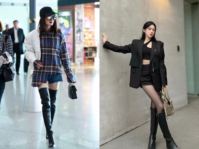 Bốt là kiểu giày mà mọi cô nàng dù là người thường hay fashionista đều sở hữu. Bốt cao có nhiều kiểu dáng từ cao ngang bắp chân, đến cao gần và quá gối, thậm chí tới ngang đùi.