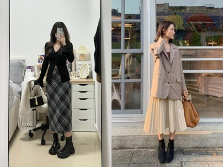 3 kiểu chân váy dài "vạn năng" dành cho chị em công sở thích phong cách tối giản, phối đồ nào cũng hợp mốt
