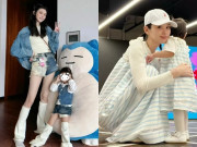 Thời trang - Cặp siêu mẫu - tổng tài nghìn tỷ diện đồ đôi với con, ái nữ 3 tuổi hứa hẹn kế vị mẹ