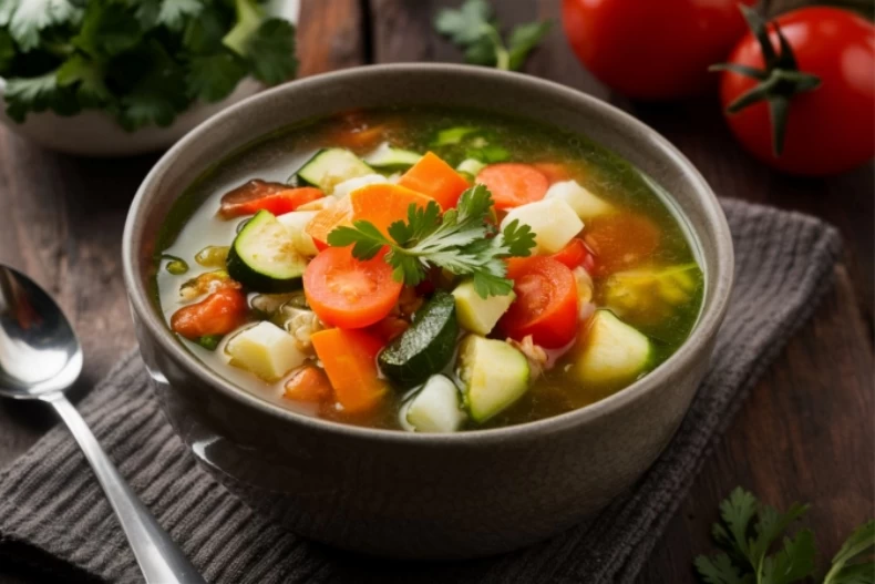 Món canh rau Harvard được làm từ những nguyên liệu rau củ rẻ tiền và dễ kiếm nhưng rất bổ dưỡng.