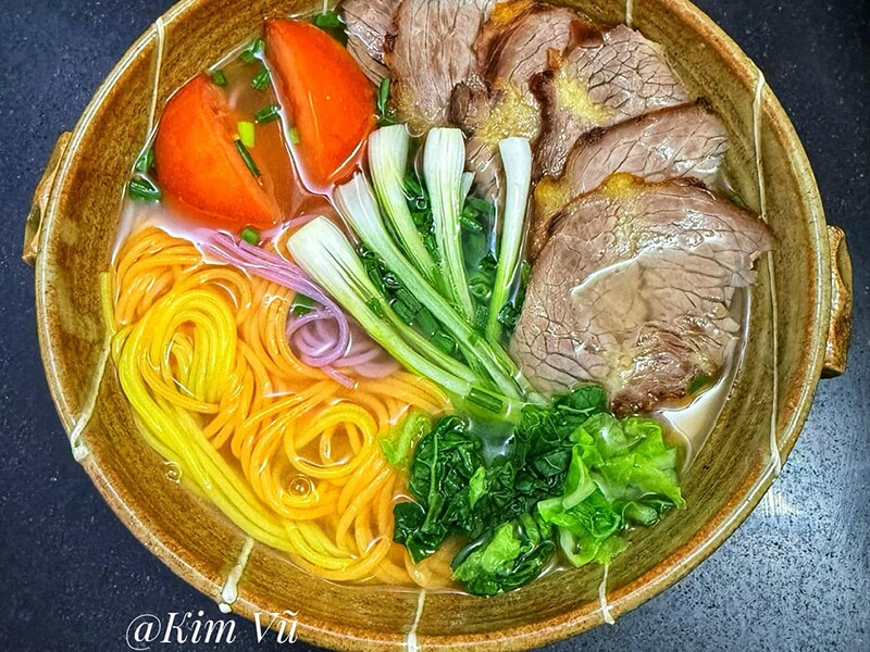 Món phở bò.