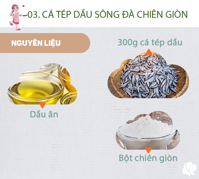 Chuẩn bị: 300g cá tép dầu Sông Đà, bột chiên giòn, dầu ăn, lá lốt.