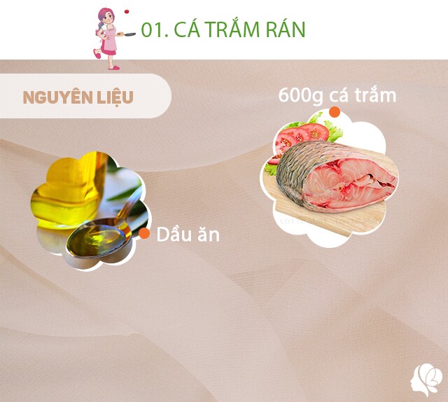 Chuẩn bị: 600g cá trắm cắt khúc rửa sạch, dầu ăn.