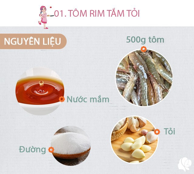 Chuẩn bị: 500g tôm lớt, nước mắm, tỏi, đường, dầu ăn, xíu hành lá, tương ớt.