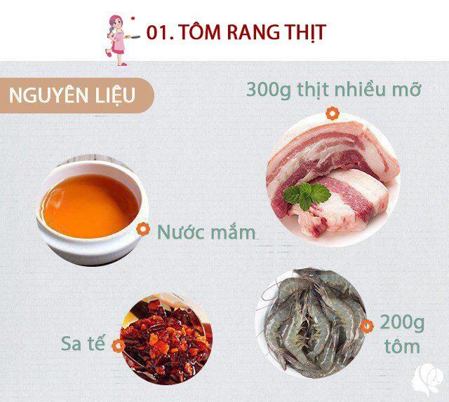 Chuẩn bị: 200gr tôm tươi, 300gr thịt lợn nhiều mỡ, 2 củ hành khô, 3 thìa nước mắm ngon, 2 thìa nhỏ đường, 1 thìa cà phê mì chính, 1 nhánh hành lá.