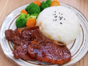 Bếp Eva - Sườn cốt lết sốt teriyaki mềm ngon đậm đà cho cuối tuần, chồng con mê mẩn chỉ ở nhà để ăn