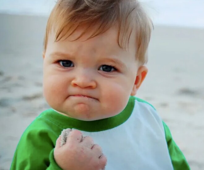 “Success Kid” là meme nổi tiếng thế giới đã đưa Sammy Griner lên đỉnh cao nổi tiếng (Nguồn: Instagram/LaneyGriner)