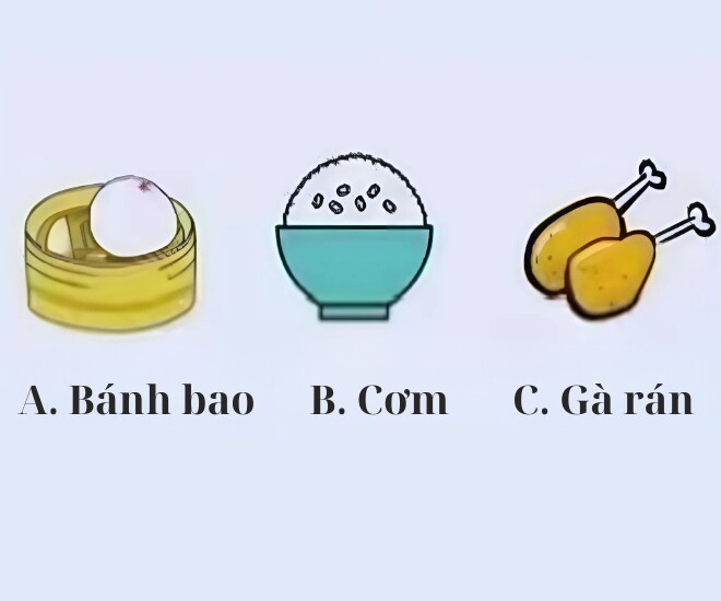 Trắc nghiệm tâm lý: Khi đói, bạn sẽ ăn món nào? - 1