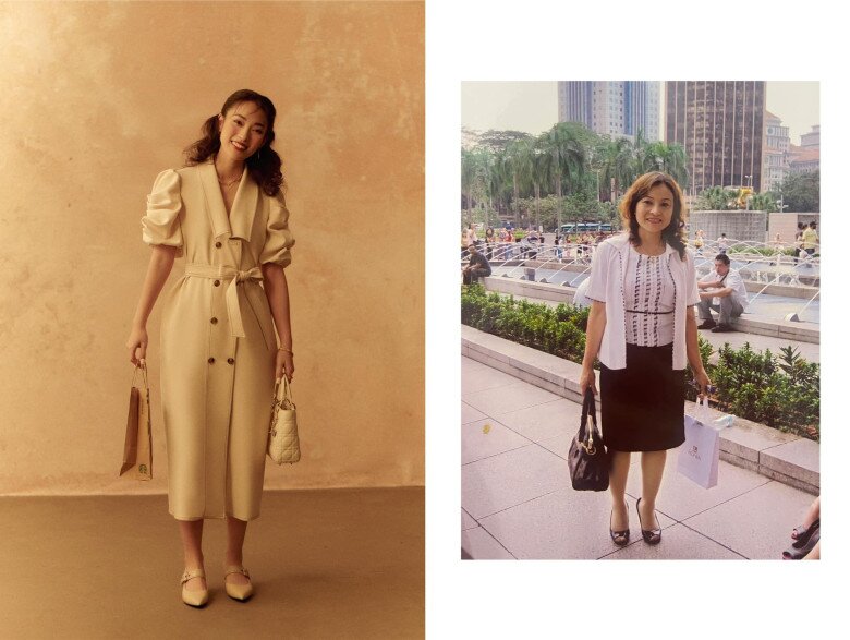 Không chỉ vẻ ngoài, “hot girl 7 thứ tiếng” còn được thừa hưởng niềm yêu thích ngoại ngữ từ mẹ.